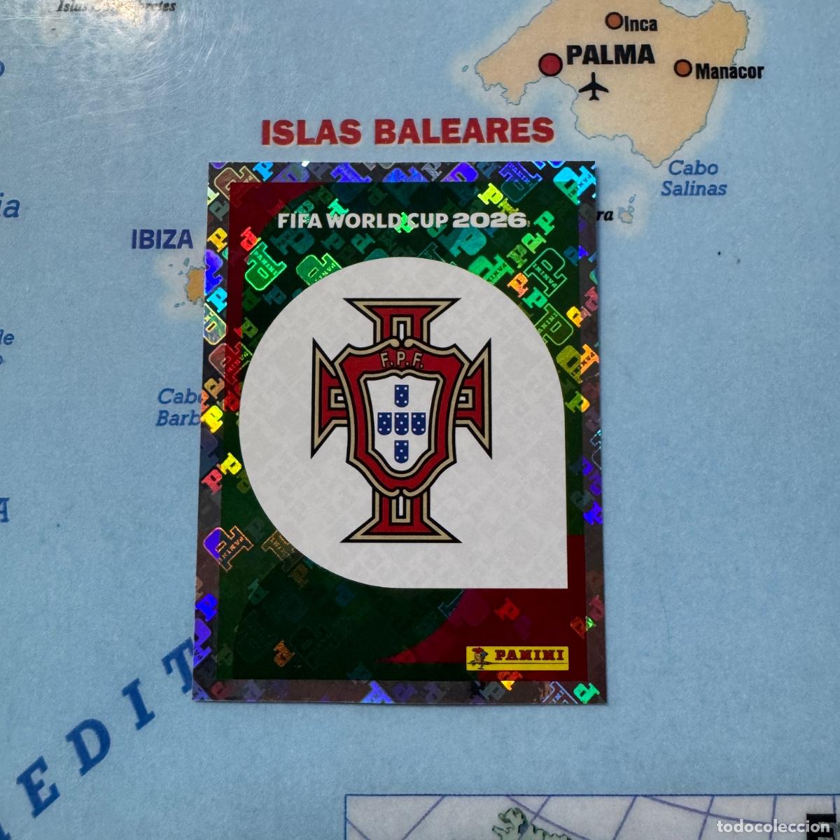 Cromos de F&uacute;tbol: Portugal n&uacute;mero 1 cromo panini Mundial Fifa World Cup 2026