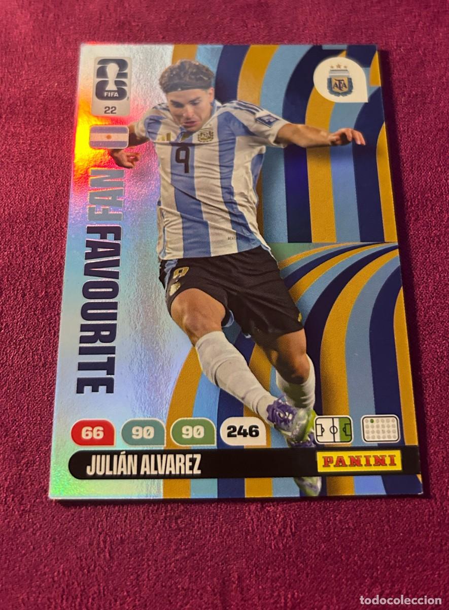 Cromos de F&uacute;tbol: Cromo - Juli&aacute;n &Aacute;lvarez - Panini - Adrenalyn XL FIFA World Cup - 2025-2026 - Fan Favourite