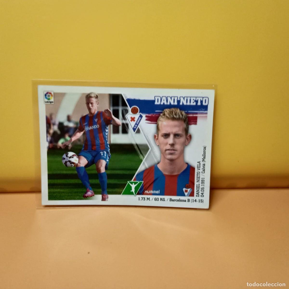 Cromos de f&uacute;tbol: EDICIONES ESTE 2015 2016 15 16 D.D EIBAR DANI NIETO 19 - Foto 1