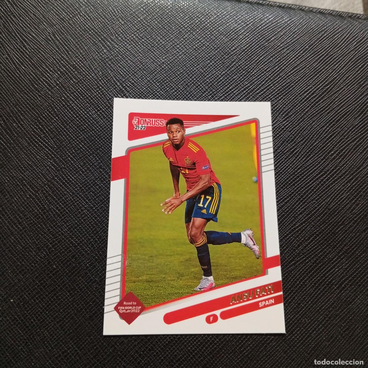Cromos de F&uacute;tbol: 146 ANSU FATI ESPA&Ntilde;A DONRUSS SOCCER 21 22 MUNDIAL ROAD TO QATAR 2021 2022 - (MD2002-2) PG21
