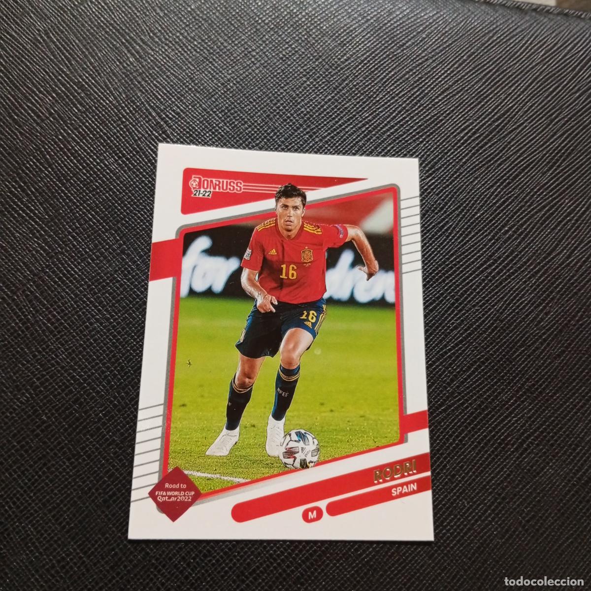 Cromos de F&uacute;tbol: 149 RODRI ESPA&Ntilde;A DONRUSS SOCCER 21 22 MUNDIAL ROAD TO QATAR 2021 2022 - (MD2002-2) PG21
