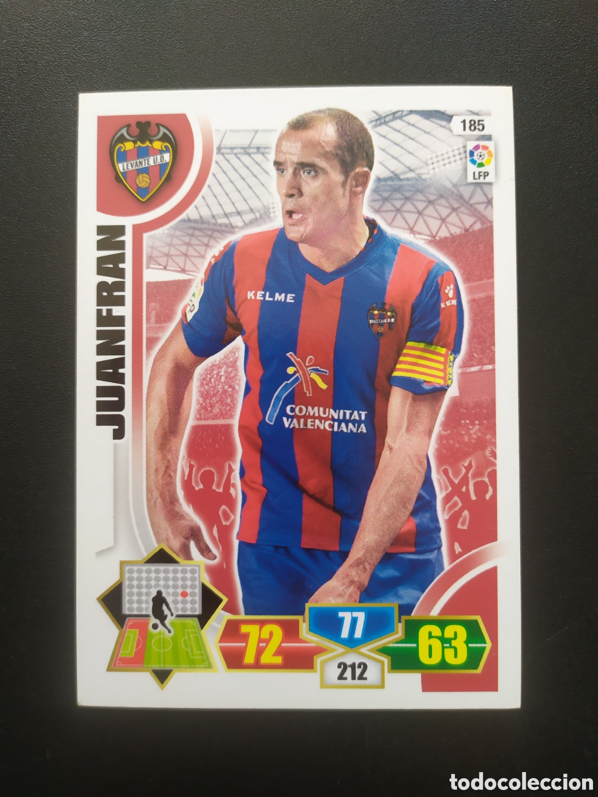 Cromos de F&uacute;tbol: Adrenalyn 2013 2014 13 14 panini Juanfran n&deg; 185 Levante