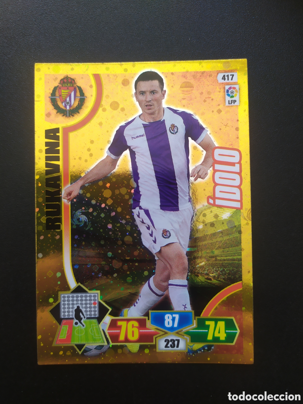 Cromos de F&uacute;tbol: Adrenalyn 2013 2014 13 14 panini Rukavina idolo n&deg; 417 Valladolid