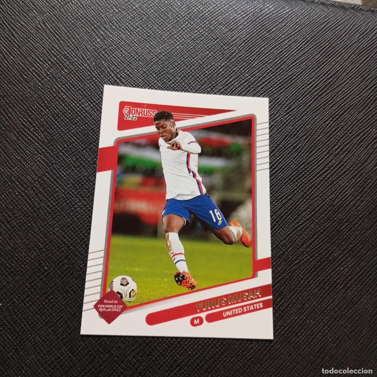Cromos de Futebol: 161 MUSAH USA DONRUSS SOCCER 21 22 MUNDIAL ROAD TO QATAR 2021 2022 - (MD2002-2) PG23