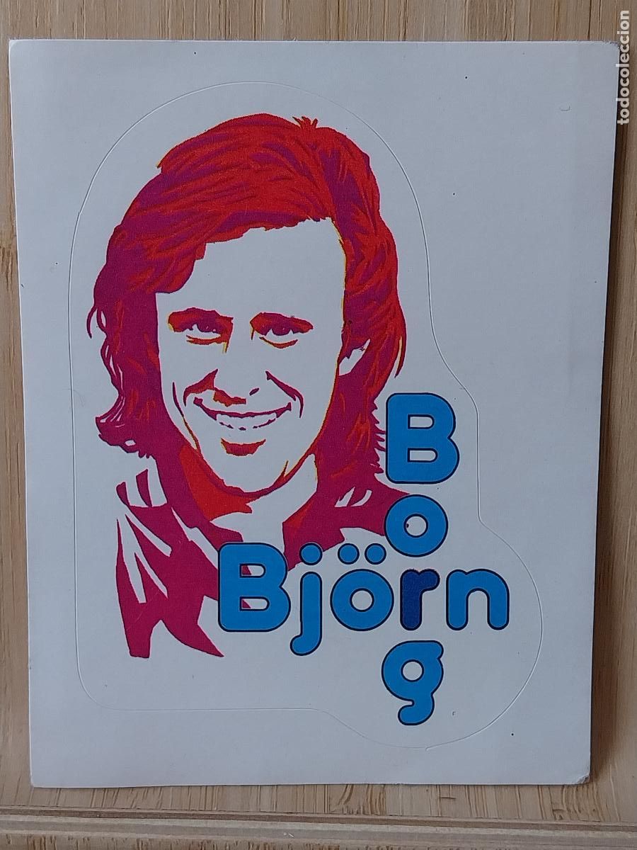 Cromos de Futebol: BORG BJORN PANINI STICKERS CROMO A&Ntilde;O 1980 SIN PEGAR NUNCA ORIGINAL 9.6X7.6CMS