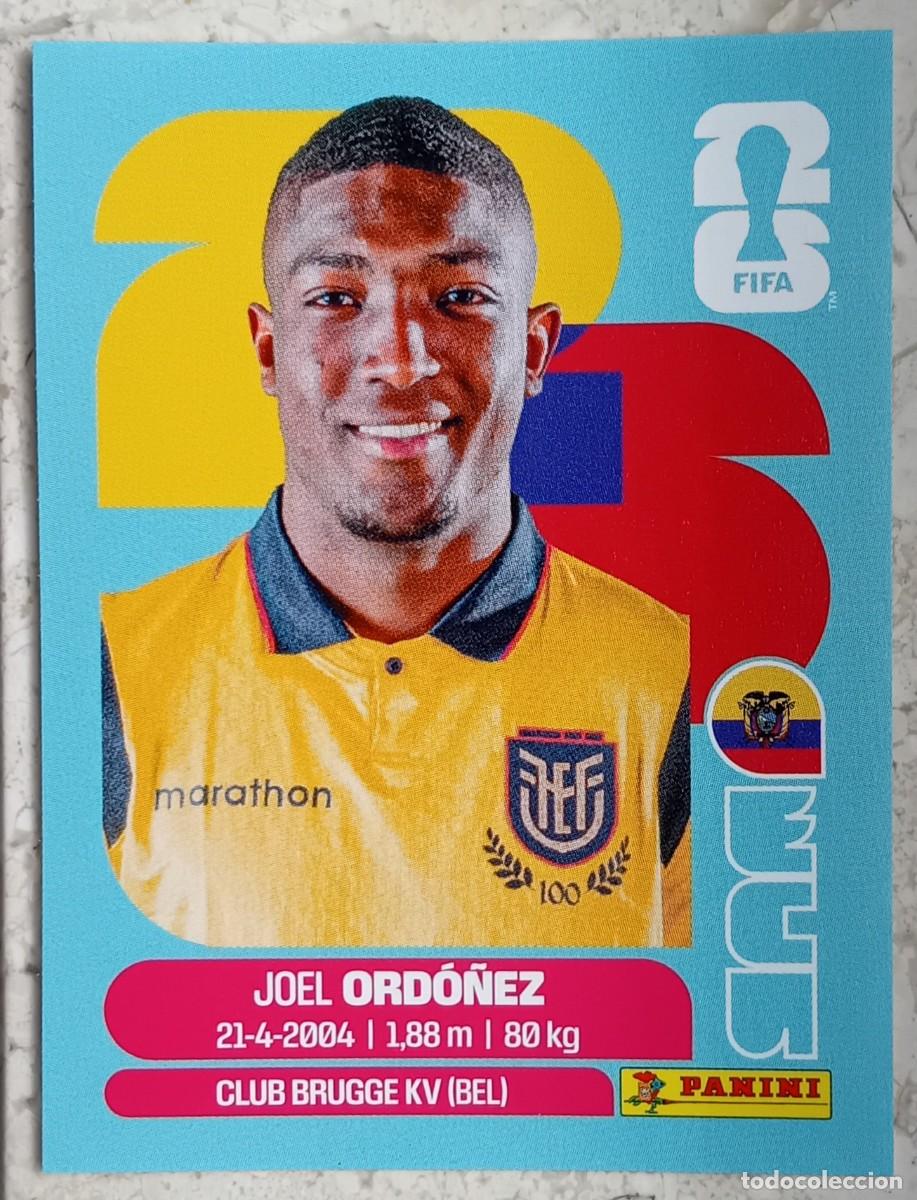 Cromos de F&uacute;tbol: Figurina Panini 2026 Cromo World Cup Usa Mundial 2026 Joel Ordo&ntilde;ez Ecuador n ECU 8