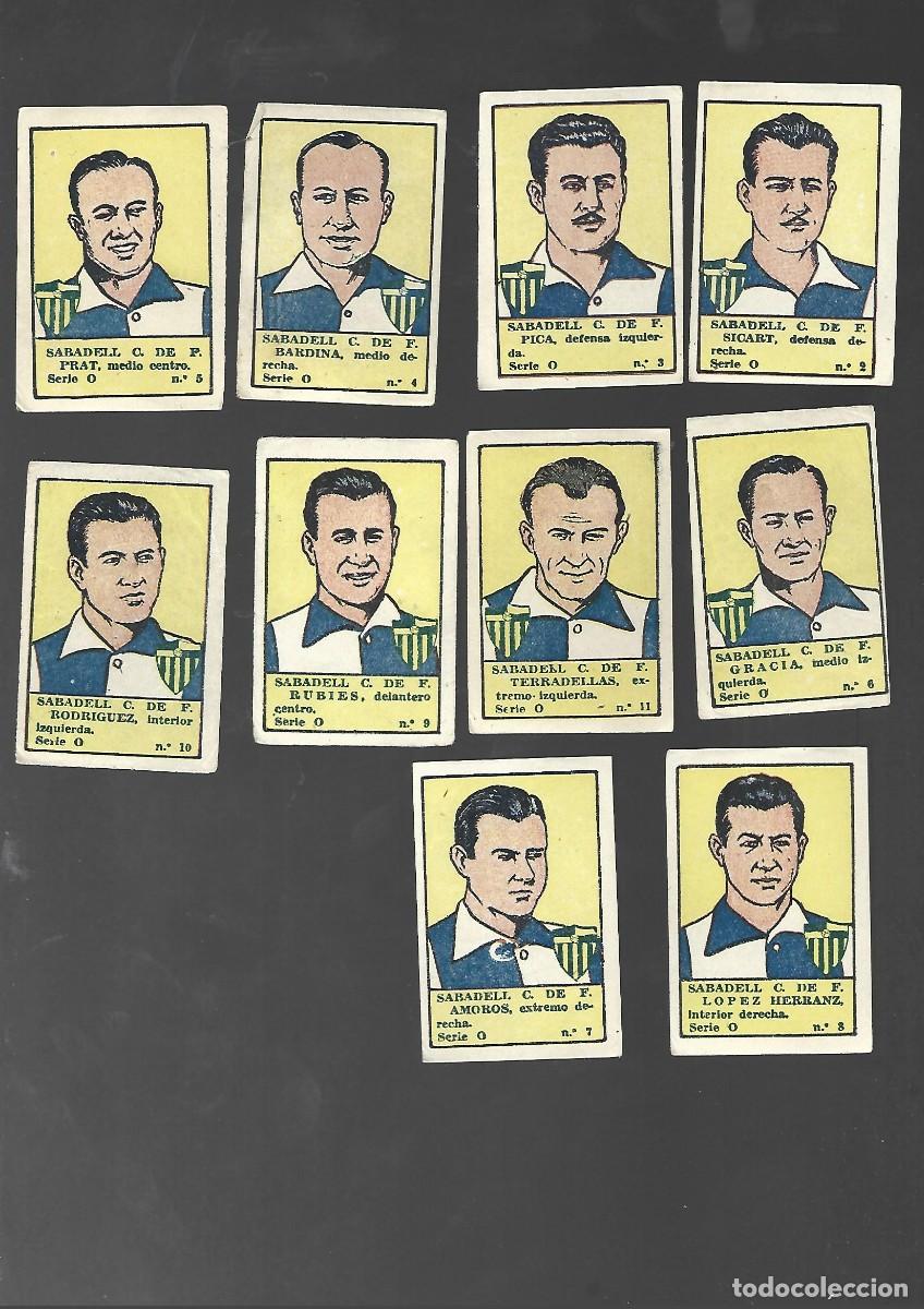 Cromos de f&uacute;tbol: lote cromos FUTBOL campeonato de liga 1941-42 editorial valenciana , SABADELL : SICART, PICA,