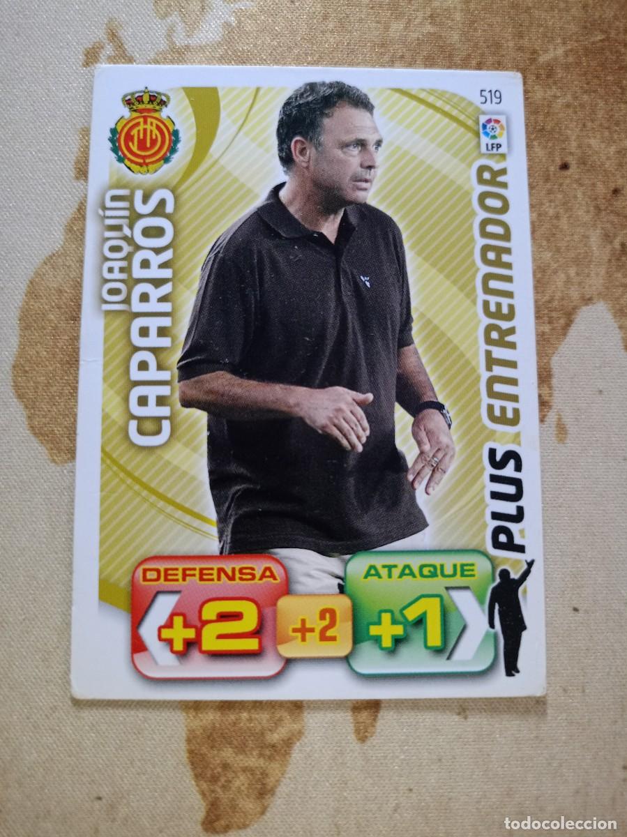 Cromos de F&uacute;tbol: # PLUS Entrenador 519 CAPARR&Oacute;S Adrenalyn 2011-12