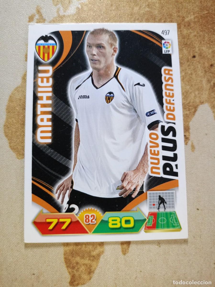 Cromos de F&uacute;tbol: # PLUS Defensa 497 MATHIEU Adrenalyn 2011-12