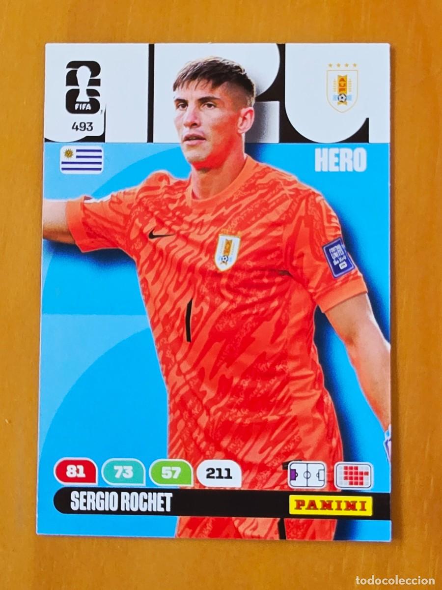 Cromos de F&uacute;tbol: 493 Sergio Rochet, Hero, Uruguay, Panini Adrenalyn XL Fifa World Cup 2026 Mundial 26