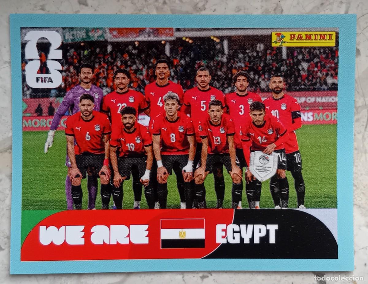 Cromos de F&uacute;tbol: Figurina Panini 2026 Cromo World Cup Usa Mundial 2026 squadra alineaci&oacute;n team Egypt n EGY 13