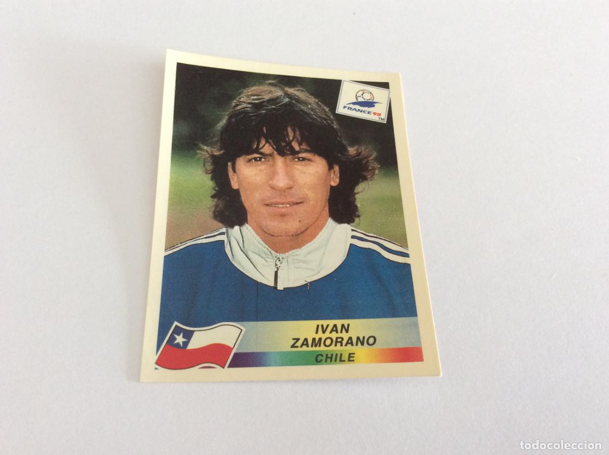 Cromos de F&uacute;tbol: 116 Ivan Zamorano Chile CROMO STICKER Francia 1998 PANINI