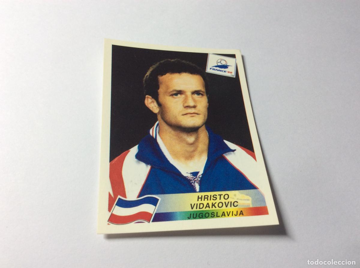 Cromos de F&uacute;tbol: 396 Hristo Vidakovic Yugoslavia CROMO STICKER Francia 1998 PANINI