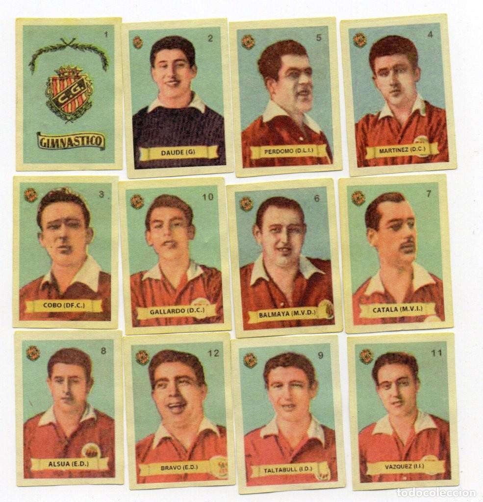 Cromos de F&uacute;tbol: GIMNASTICO DE TARRAGONA, 1949, DE AZAFRANES SALSAFINA