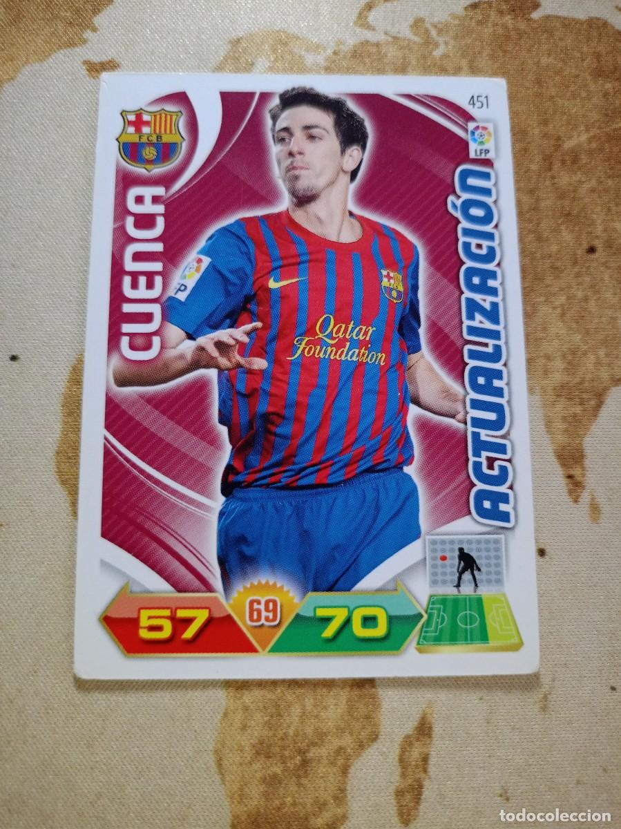 Cromos de F&uacute;tbol: # Actualizaci&oacute;n 451 CUENCA Adrenalyn 2011-12