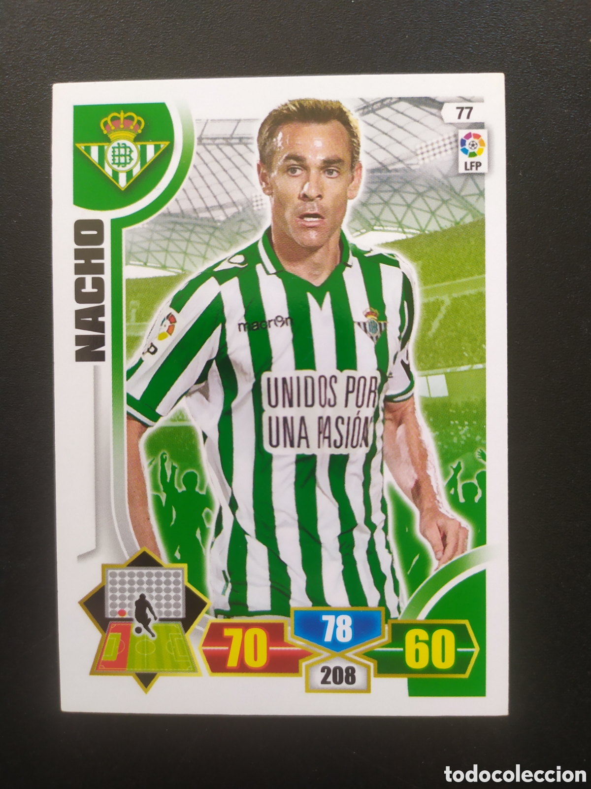 Cromos de F&uacute;tbol: Adrenalyn 2013 2014 13 14 panini Nacho n&deg; 77 Real Betis