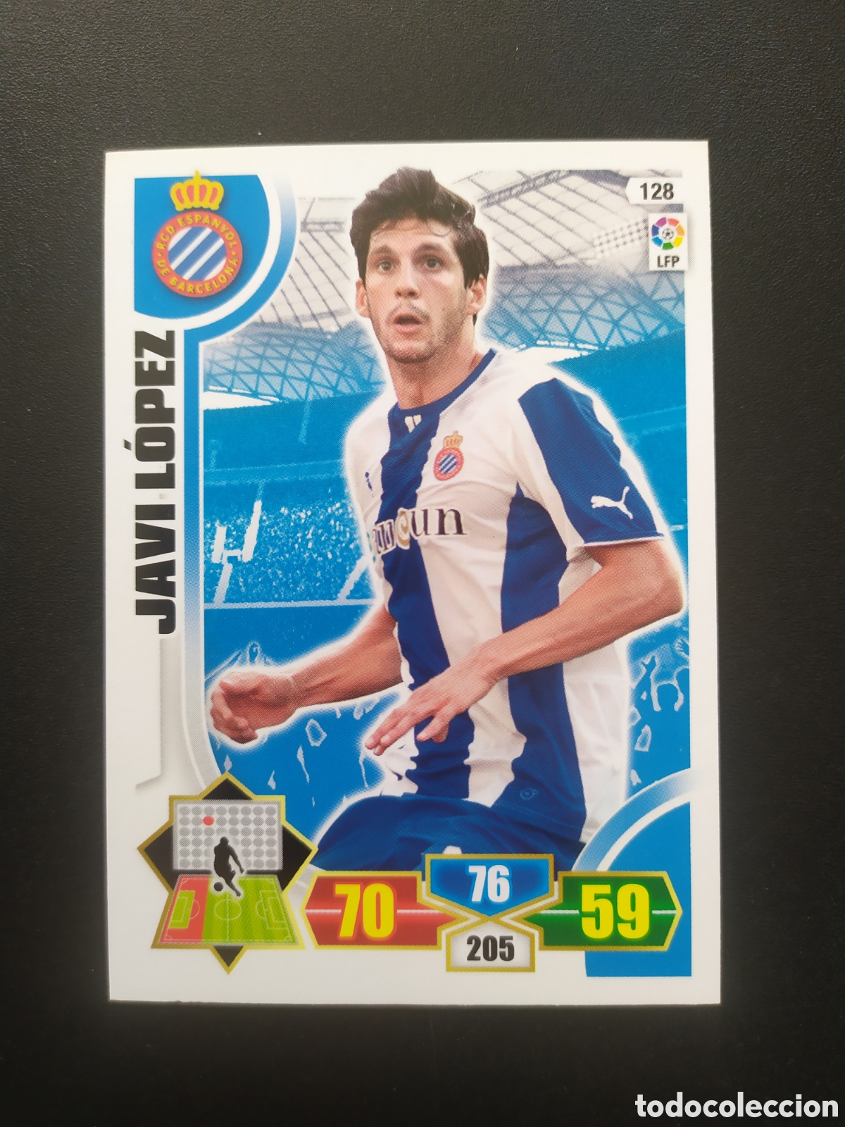 Cromos de F&uacute;tbol: Adrenalyn 2013 2014 13 14 panini Javi L&oacute;pez n&deg; 128 Espanyol