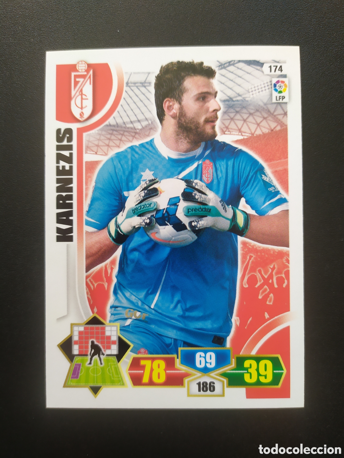 Cartes &agrave; collectionner de Football: Adrenalyn 2013 2014 13 14 panini Karnezis n&deg; 174 Granada