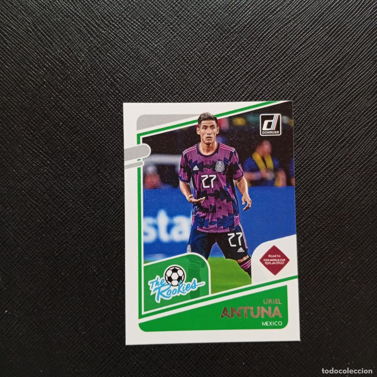 Football Stickers: 4 URIEL ANTUNA MEXICO DONRUSS SOCCER 21 22 MUNDIAL ROAD TO QATAR 2021 2022 - (MD2002-2) PG26