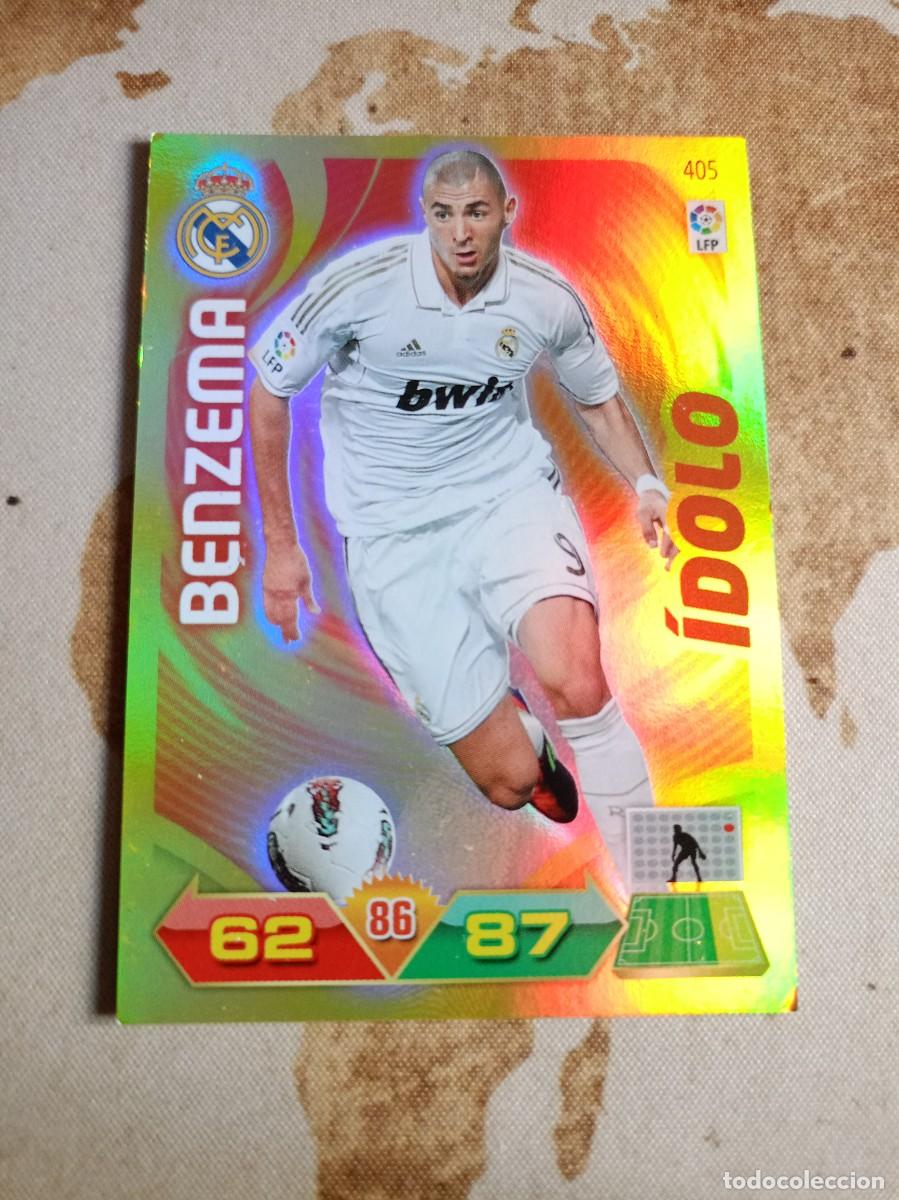 Fu&szlig;ball-Sticker: # &Iacute;dolo 405 BENZEMA Adrenalyn 2011-12