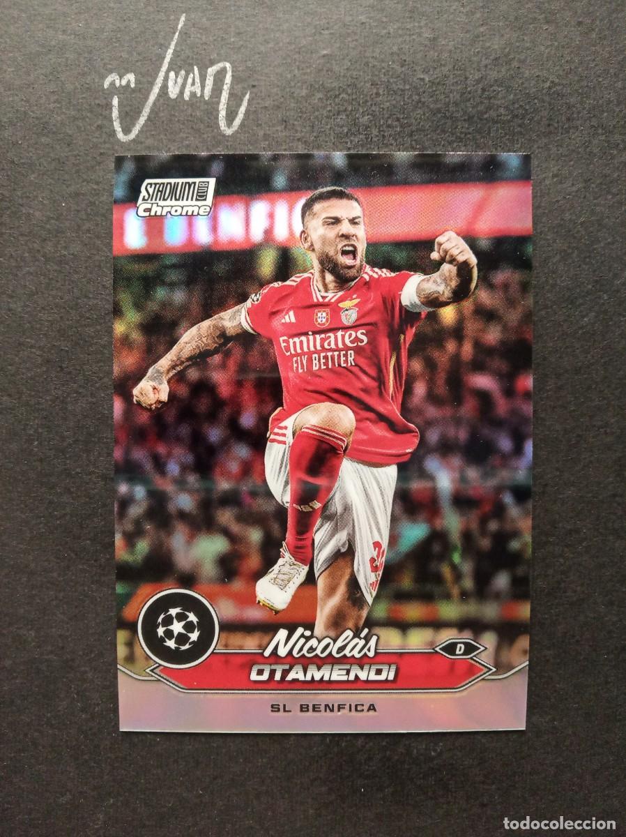 Football Stickers: N&ordm; 53 REFRACTOR* OTAMENDI SL BENFICA ARGENTINA ⚽ TOPPS &reg; CHROME STADIUM CLUB 2023 2024 23 24 NUEVO