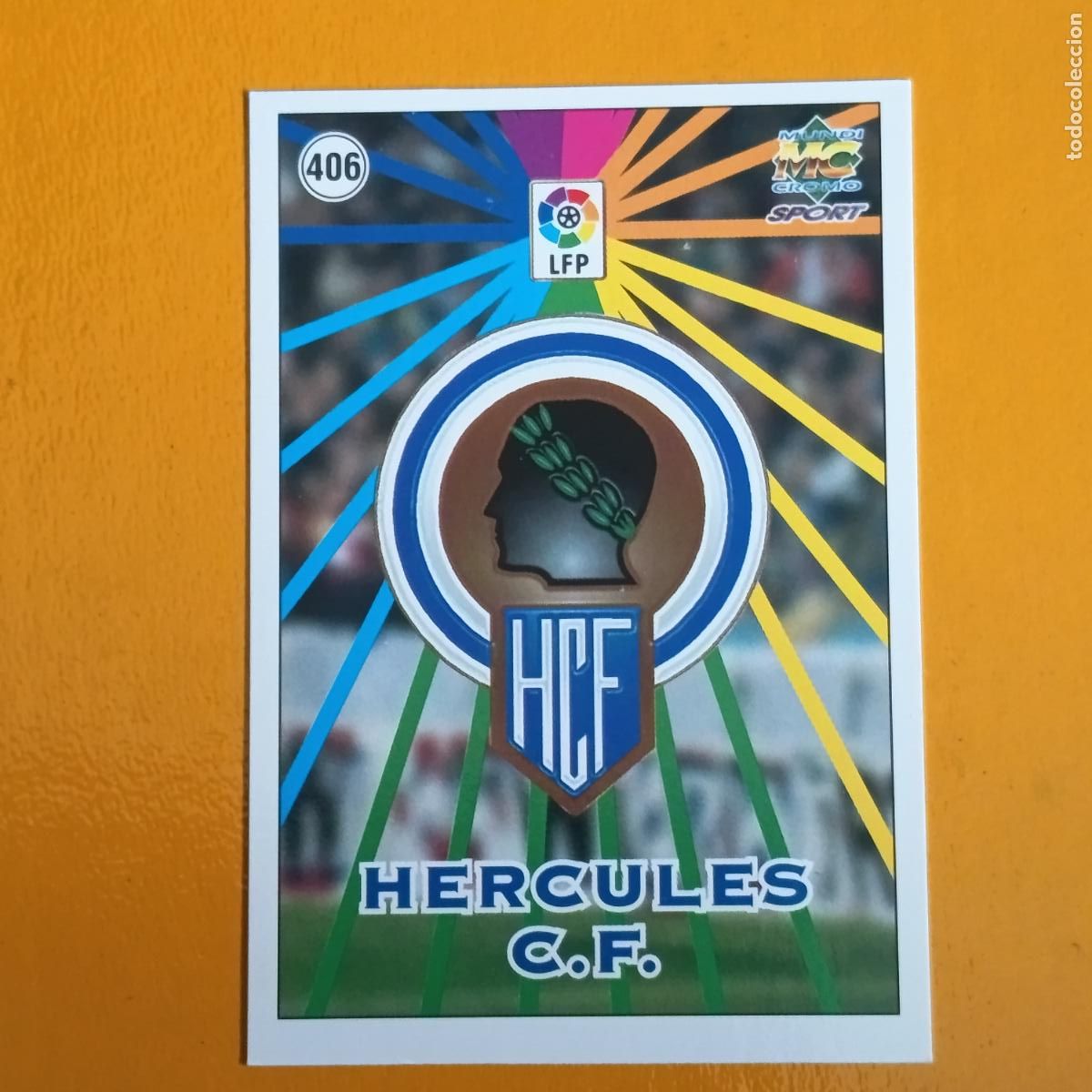 Cromos de F&uacute;tbol: 406 ESCUDO/PLANTILLA. H&Eacute;RCULES C.F. LAS FICHAS DE LA LIGA 98-99. MUNDICROMO
