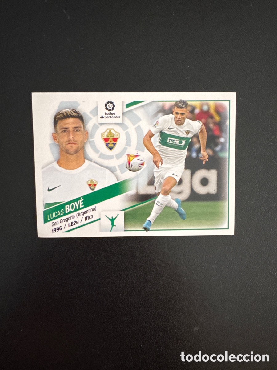 Fu&szlig;ball-Sticker: BOYE ELCHE NUMERO 20 LIGA ESTE 2022 2023 22 23