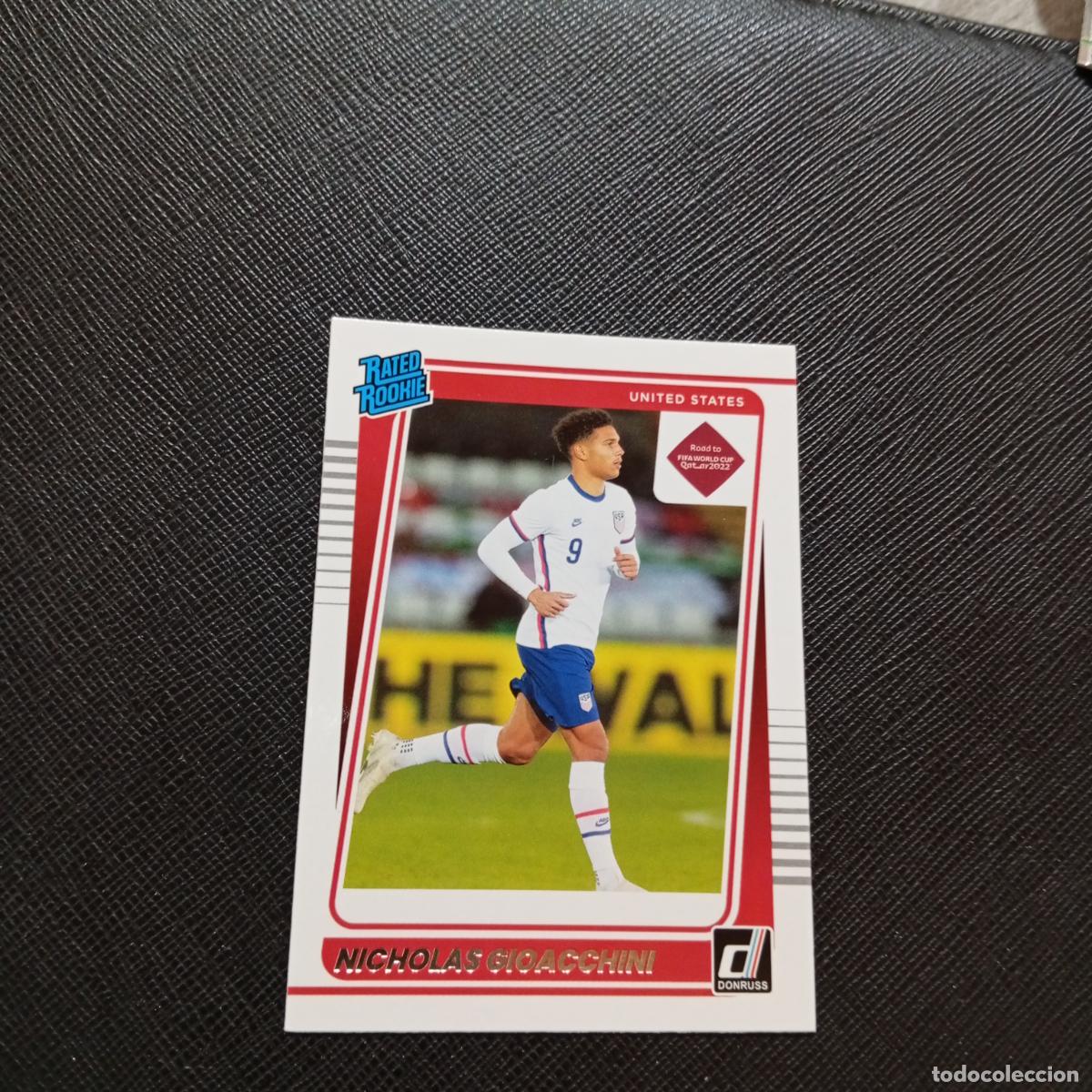 Cromos de F&uacute;tbol: 190 GIOACCHINI USA DONRUSS SOCCER 21 22 MUNDIAL ROAD TO QATAR 2021 2022 - (MD2002-2) PG28