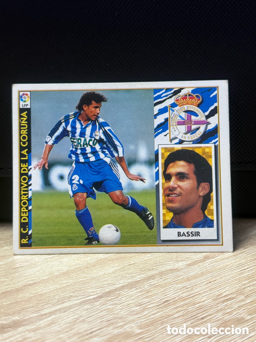 Cromos de F&uacute;tbol: LIGA 97 98 - Bassir - Deportivo de La Coru&ntilde;a- Coloca DIF&Iacute;CIL- Ediciones Este
