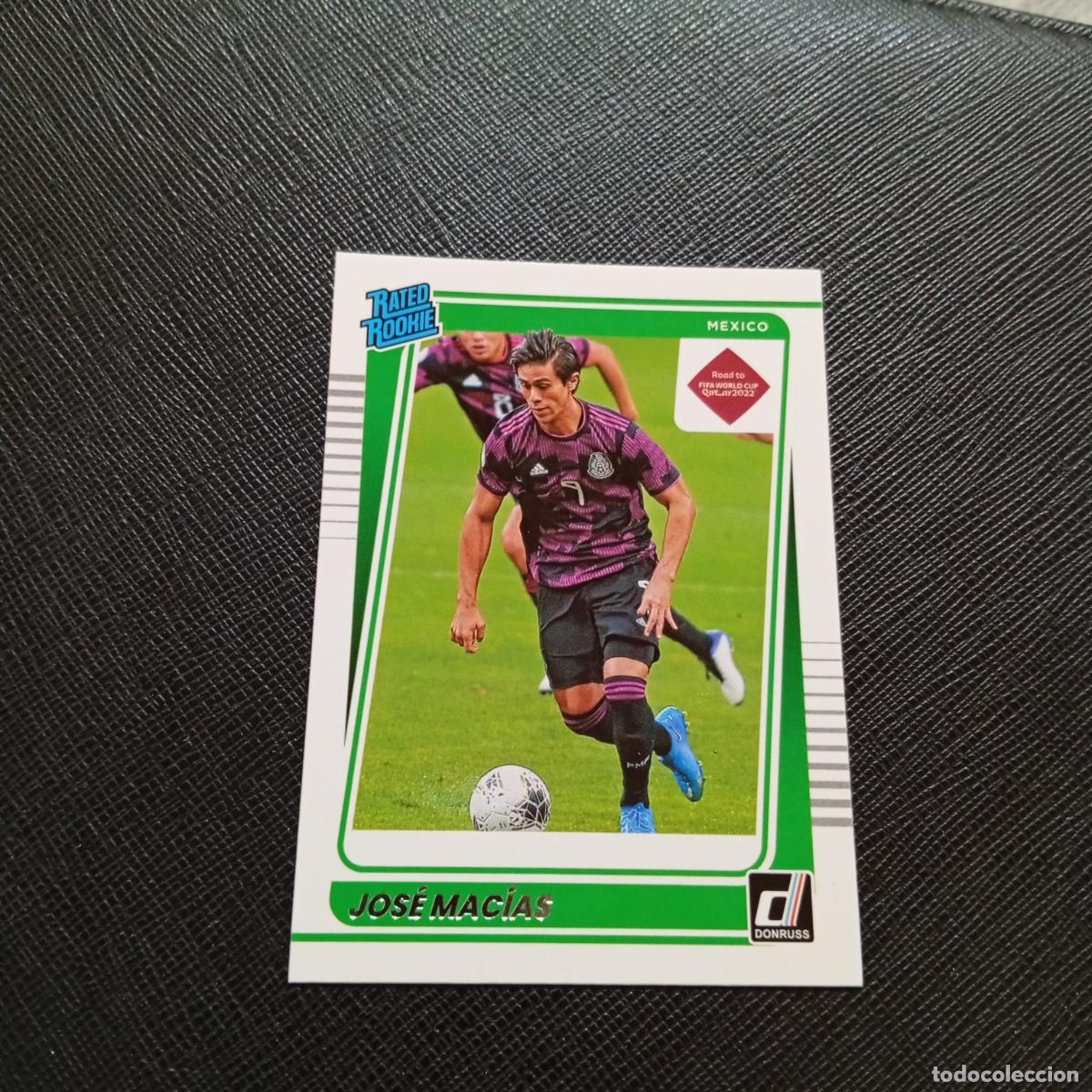 Cartes &agrave; collectionner de Football: 183 JOSE MACIAS MEXICO DONRUSS SOCCER 21 22 MUNDIAL ROAD TO QATAR 2021 2022 - (MD2002-2) PG29