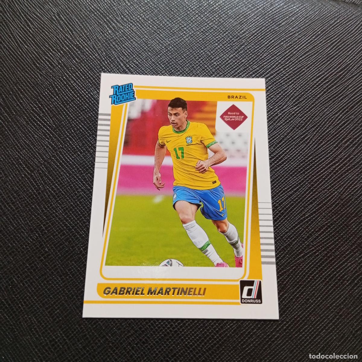 Cartes &agrave; collectionner de Football: 182 MARTINELLI BRASIL DONRUSS SOCCER 21 22 MUNDIAL ROAD TO QATAR 2021 2022 - (MD2002-2) PG29