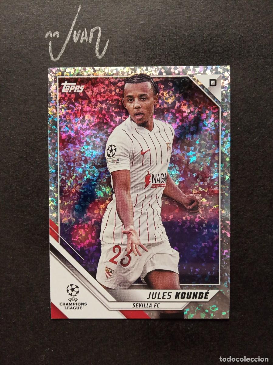 Cartes &agrave; collectionner de Football: N&ordm; 71 SPECKLE KOUNDE SEVILLA FRANCIA ⚽ TOPPS &reg; FLAGSHIP UEFA CHAMPIONS LEAGUE 2021 2022 21 22 NUEVO