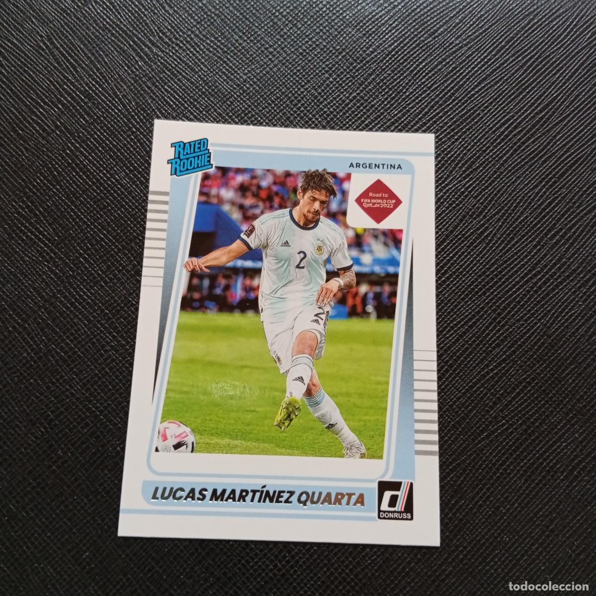 Cromos de F&uacute;tbol: 176 MARTINEZ QUARTA ARGENTINA DONRUSS SOCCER 21 22 MUNDIAL ROAD TO QATAR 2021 2022 - (MD2002-2) PG30
