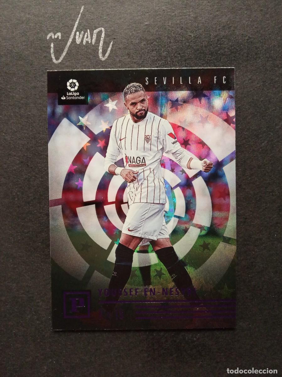 Cartes &agrave; collectionner de Football: 38 PARALELA PURPLE ASTRO EN-NESYRI SEVILLA MARRUECOS ⚽ PANINI&reg; CHRONICLES LIGA 2021 2022 21 22 NUEVO