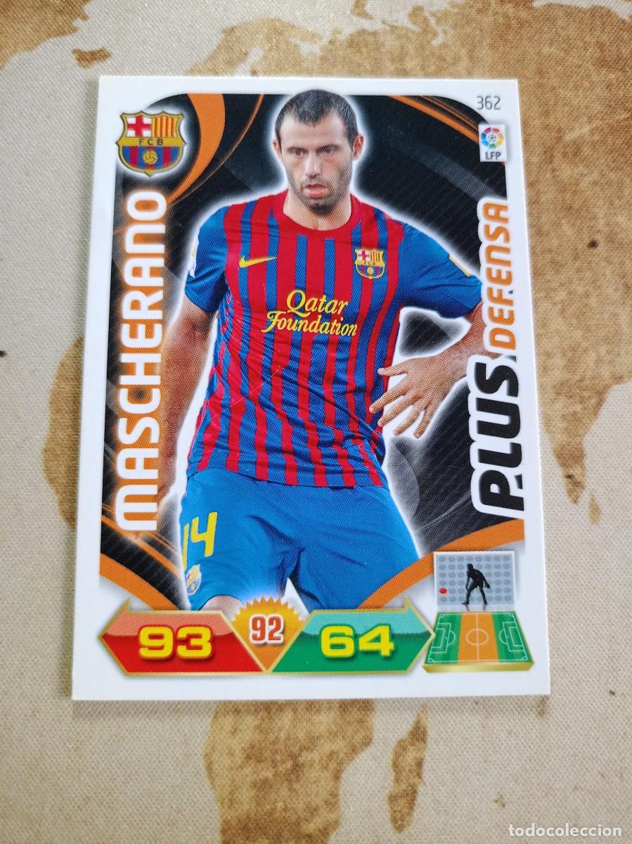 Cromos de F&uacute;tbol: # PLUS Defensa 362 MASCHERANO Adrenalyn 2011-12