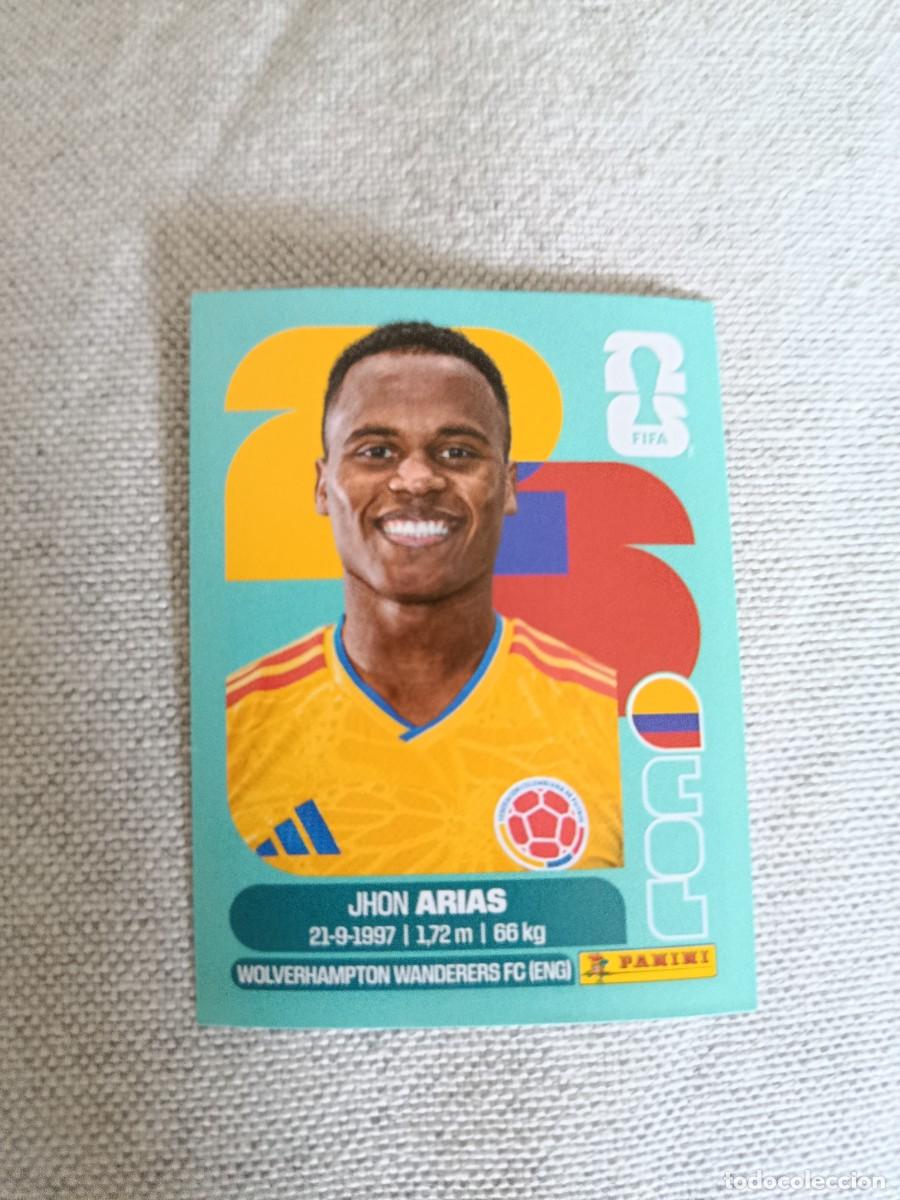 Cromos de F&uacute;tbol: Panini Mundial 2026 Estados Unidos-Mexico. 17- Arias. Colombia. Nunca pegado.