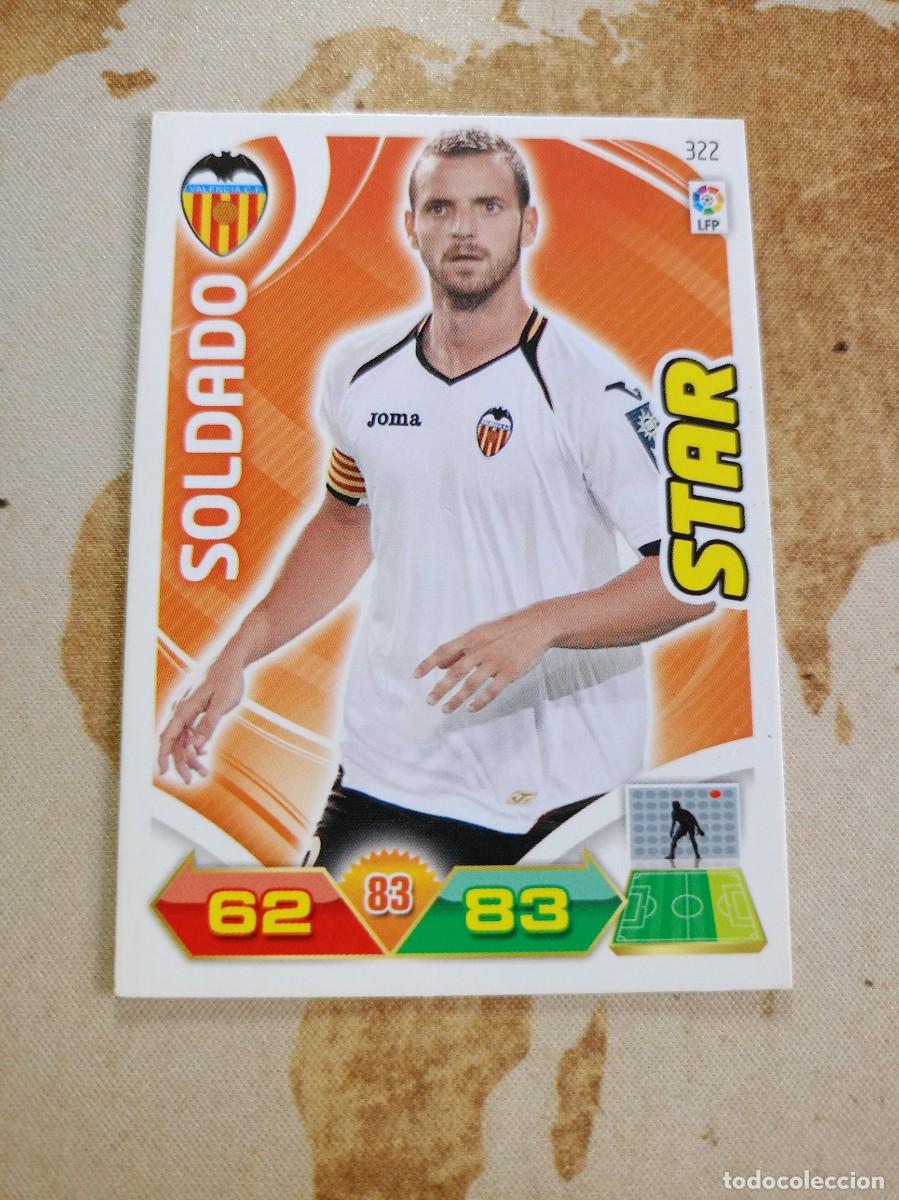 Cromos de F&uacute;tbol: # Valencia 322 SOLDADO Adrenalyn 2011-12