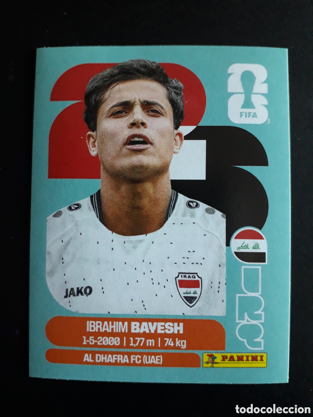 Cromos de F&uacute;tbol: BAVESH IRQ 11 MUNDIAL F&Uacute;TBOL 2026 FIFA WORLD CUP PANINI SIN PEG PEDIDO M&Iacute;NIMO 3&euro;