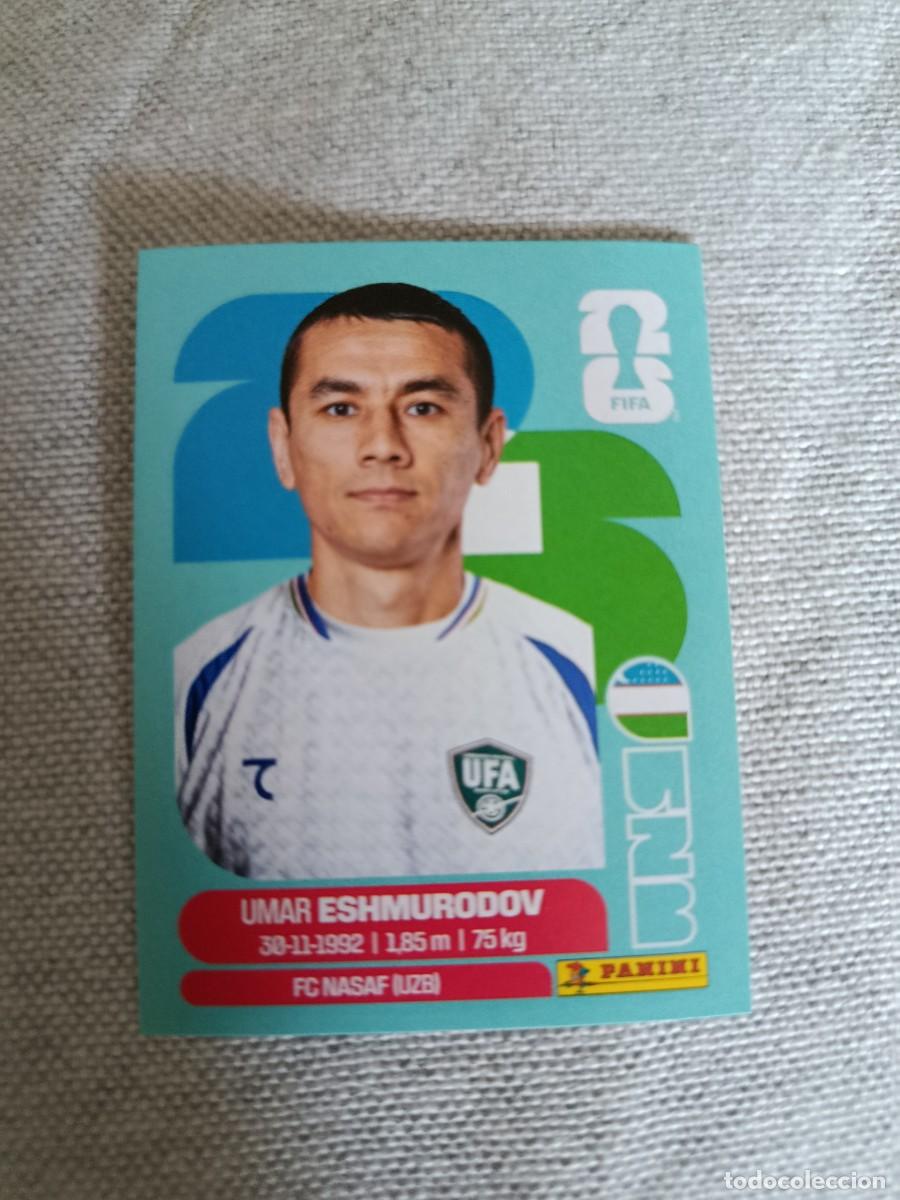 Fu&szlig;ball-Sticker: Panini Mundial 2026 Estados Unidos-Mexico. 5- Eshmurodov. Uzbekist&aacute;n. Nunca pegado.
