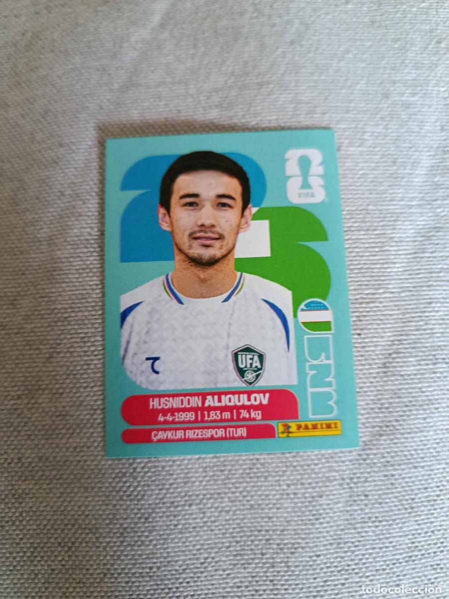 Fu&szlig;ball-Sticker: Panini Mundial 2026 Estados Unidos-Mexico. 6- Alioulov. Uzbekist&aacute;n. Nunca pegado.