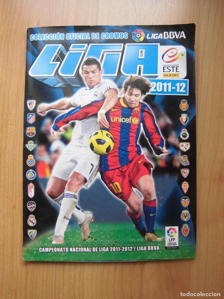 Cromos de F&uacute;tbol: &Aacute;LBUM LIGA 2011-12 COLECCIONES ESTE PANINI SIN HUECOS VAC&Iacute;OS