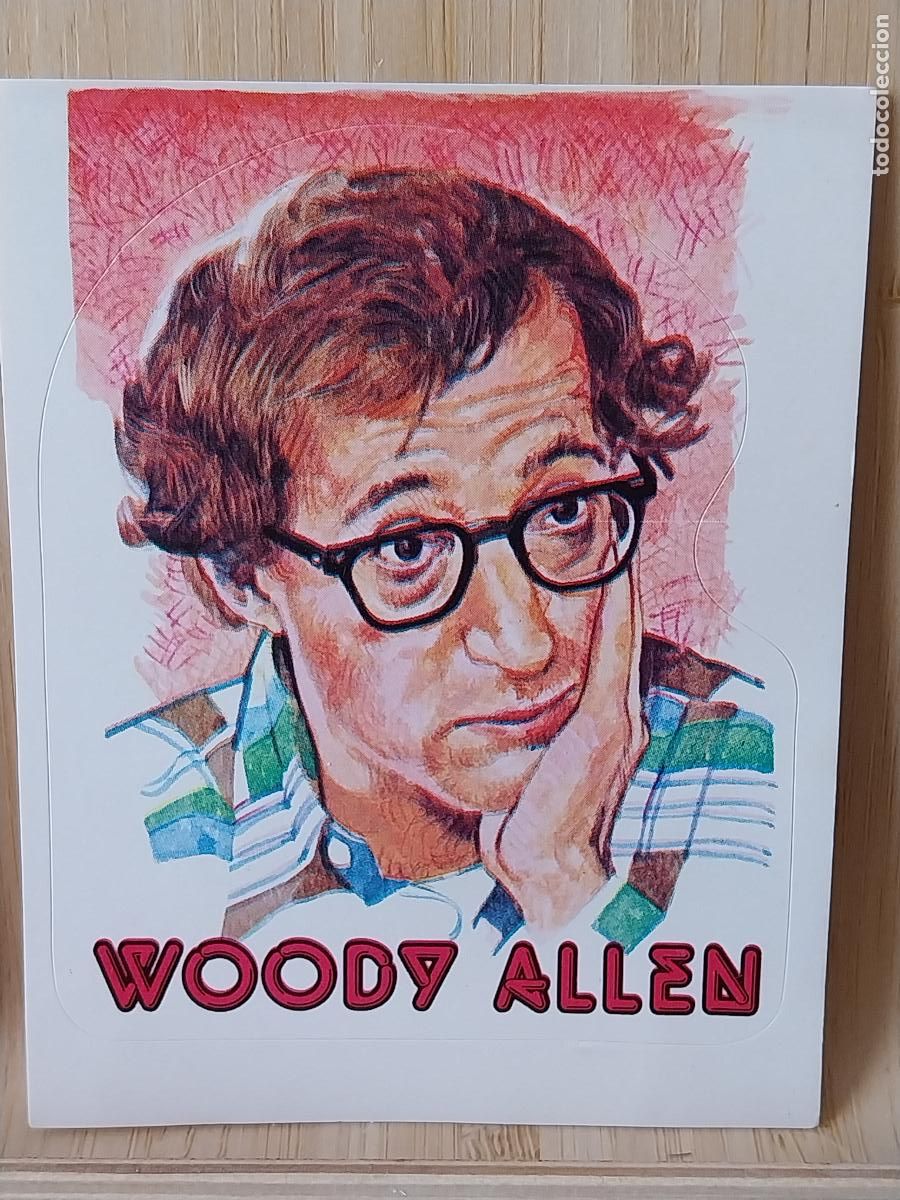 Cromos de F&uacute;tbol: WOODY ALLEN PANINI STICKERS CROMO A&Ntilde;O 1980 SIN PEGAR NUNCA ORIGINAL 9.6X7.6CMS