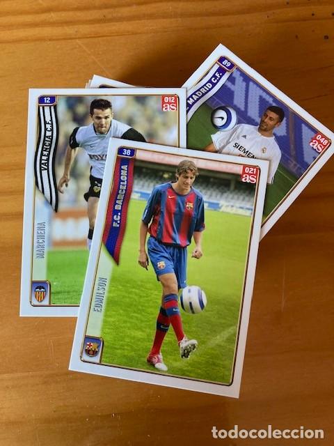 Cromos de F&uacute;tbol: LOTE MAS DE 65 CARDS MUNDICROMO 2005 (LA MAYORIA AS) NUEVAS DE SOBRE