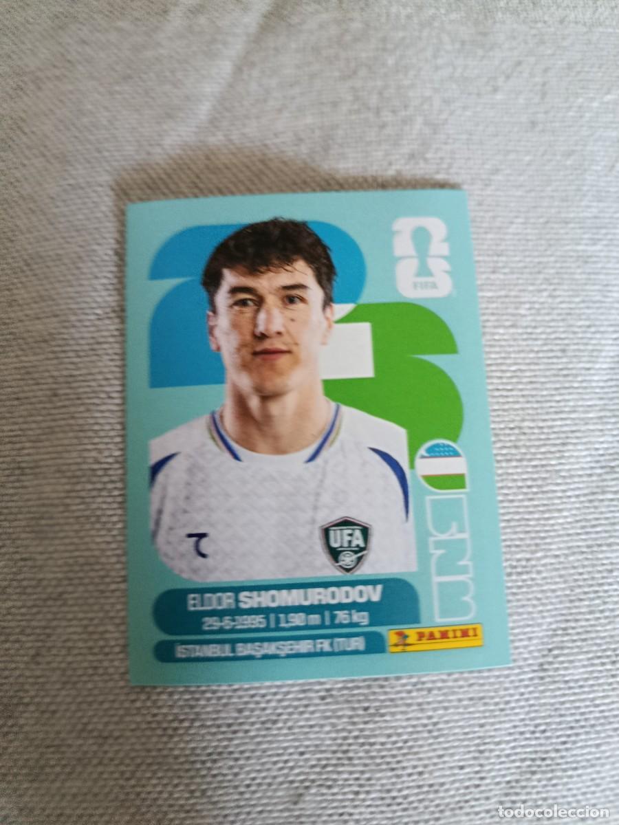 Cromos de F&uacute;tbol: Panini Mundial 2026 Estados Unidos-Mexico. 16- Shomurodov. Uzbekist&aacute;n. Nunca pegado.