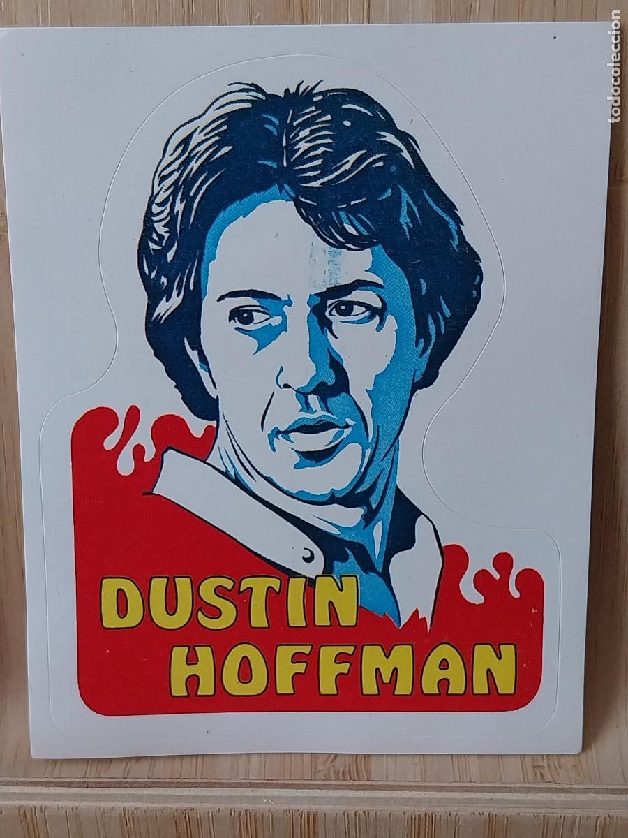 Figurine di Calcio: DUSTIN HOFFMAN PANINI STICKERS CROMO A&Ntilde;O 1980 SIN PEGAR NUNCA ORIGINAL 9.6X7.6CMS