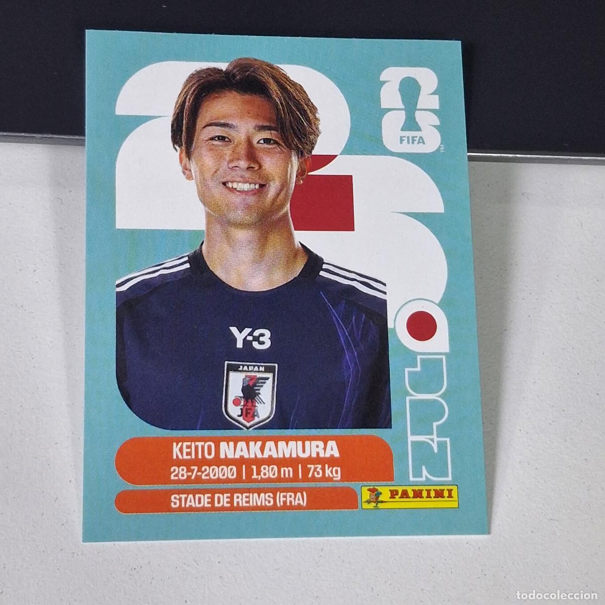 Football Stickers: B9 JPN15 KEITO NAKAMURA 15 JAP&Oacute;N JAPAN JPN MUNDIAL FIFA WORLD CUP 2026 STICKER PANINI