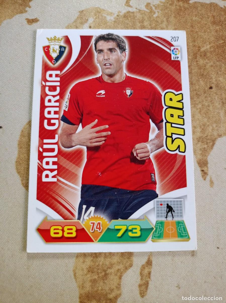 Football Stickers: # Osasuna 207 RA&Uacute;L GARC&Iacute;A Adrenalyn 2011-12