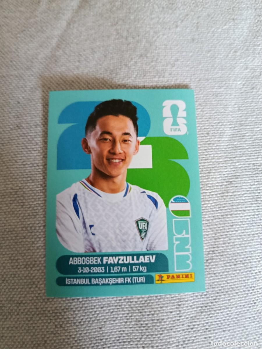 Football Stickers: Panini Mundial 2026 Estados Unidos-Mexico. 20- Fayzullaev. Uzbekist&aacute;n. Nunca pegado.