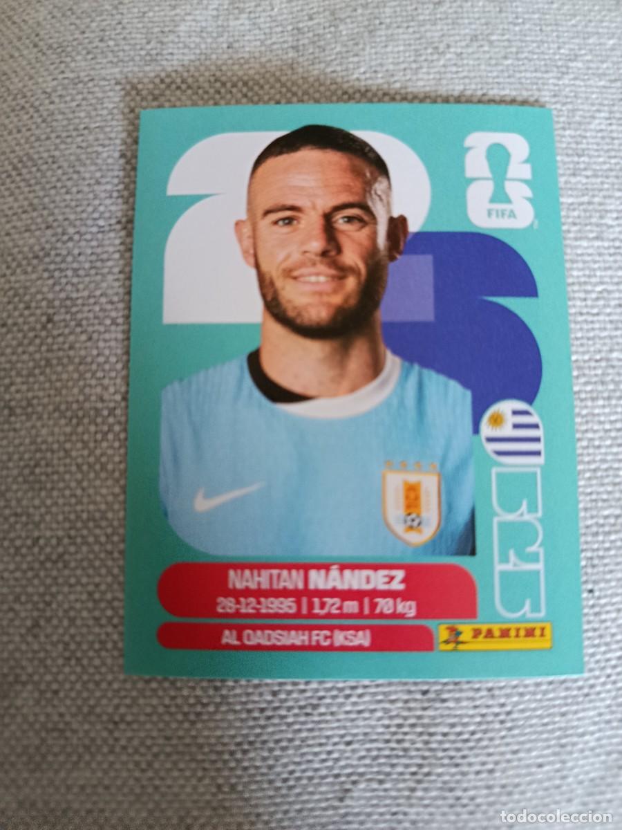 Cartes &agrave; collectionner de Football: Panini Mundial 2026 Estados Unidos-Mexico. 9- N&aacute;ndez. Uruguay. Nunca pegado.