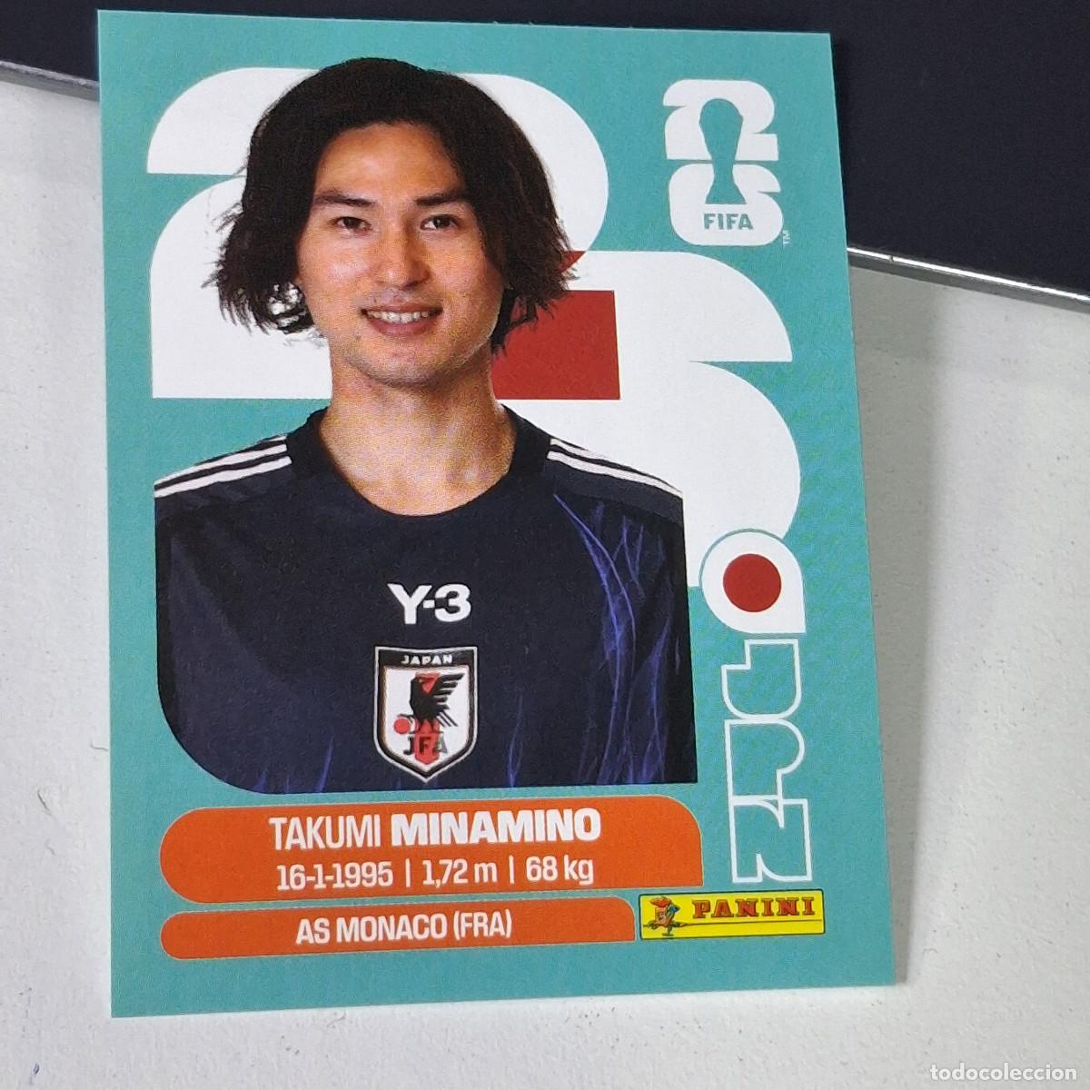 Cromos de F&uacute;tbol: B9 JPN16 TAKUMI MINAMINO 16 JAP&Oacute;N JAPAN JPN MUNDIAL FIFA WORLD CUP 2026 STICKER PANINI